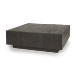 Hutton Square Coffee Table 4 - c - FURNITURE - coffee table - square Mercana Dark Brown Wood