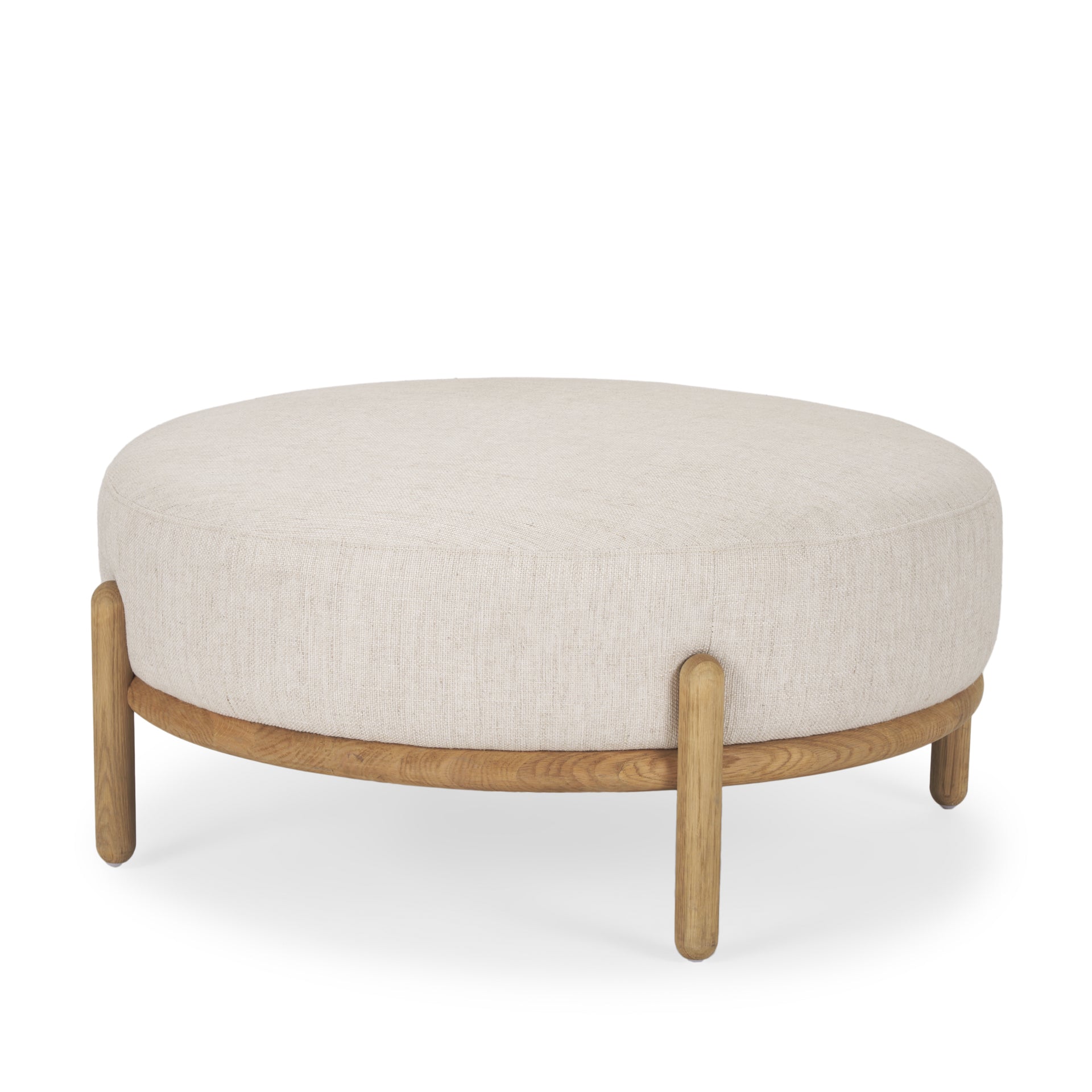 Gwyn Ottoman 6 - FURNITURE - ottoman Mercana Light Brown Wood