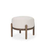 Gwyn Pouf 6 - FURNITURE - ottoman Mercana Dark Brown Wood