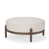 Gwyn Ottoman 6 - FURNITURE - ottoman Mercana Dark Brown Wood
