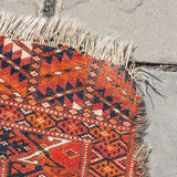 3'4" x 4'7" Antique Caucasian Rug RUGS - vintage Rug & Weave Rugs