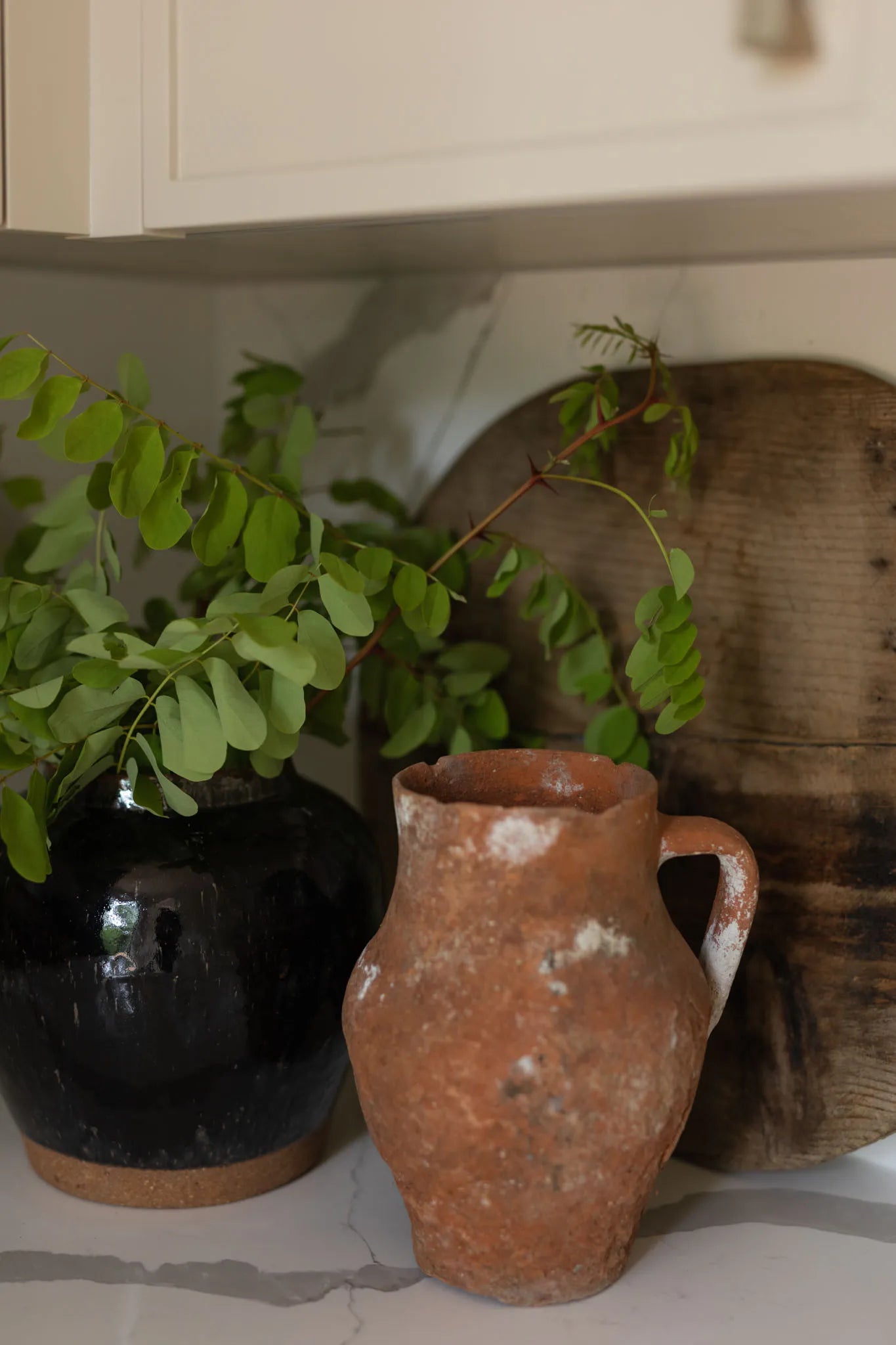 Vintage Glazed Pot 0-VINTAGE-pot Hauer Market