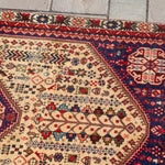 3' x 4'10" Antique Qashqai Rug RUGS - vintage Rug & Weave Rugs
