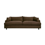 Gus* Modern Thalia 86" Sofa Sofas Gus Velvet Cocoa