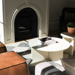 Gus* Modern Odeon Coffee Table - Pearl 4 - b - FURNITURE - coffee table - round Gus