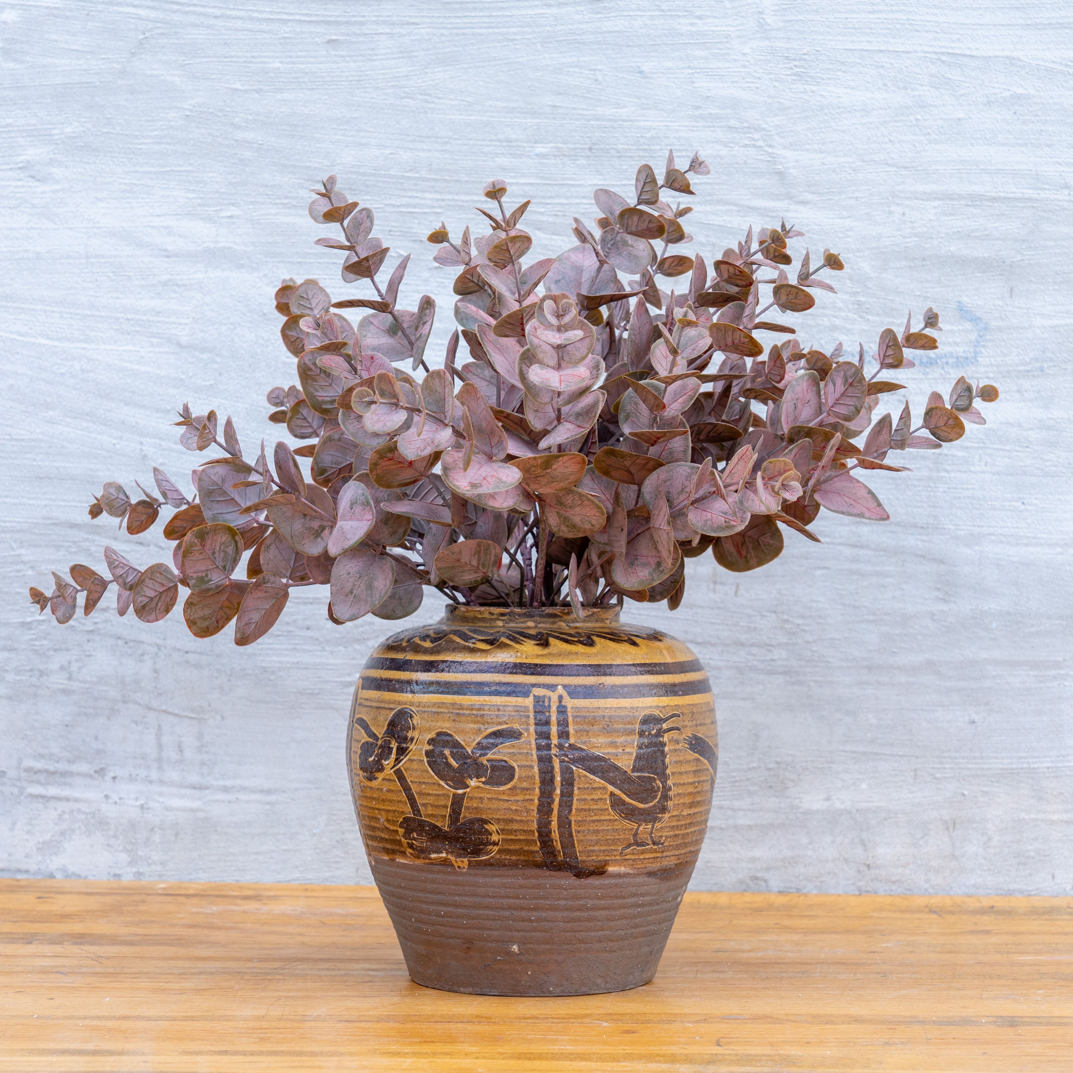 Makou Ginger Jar 0-a-VINTAGE-pot Blue Ocean Traders