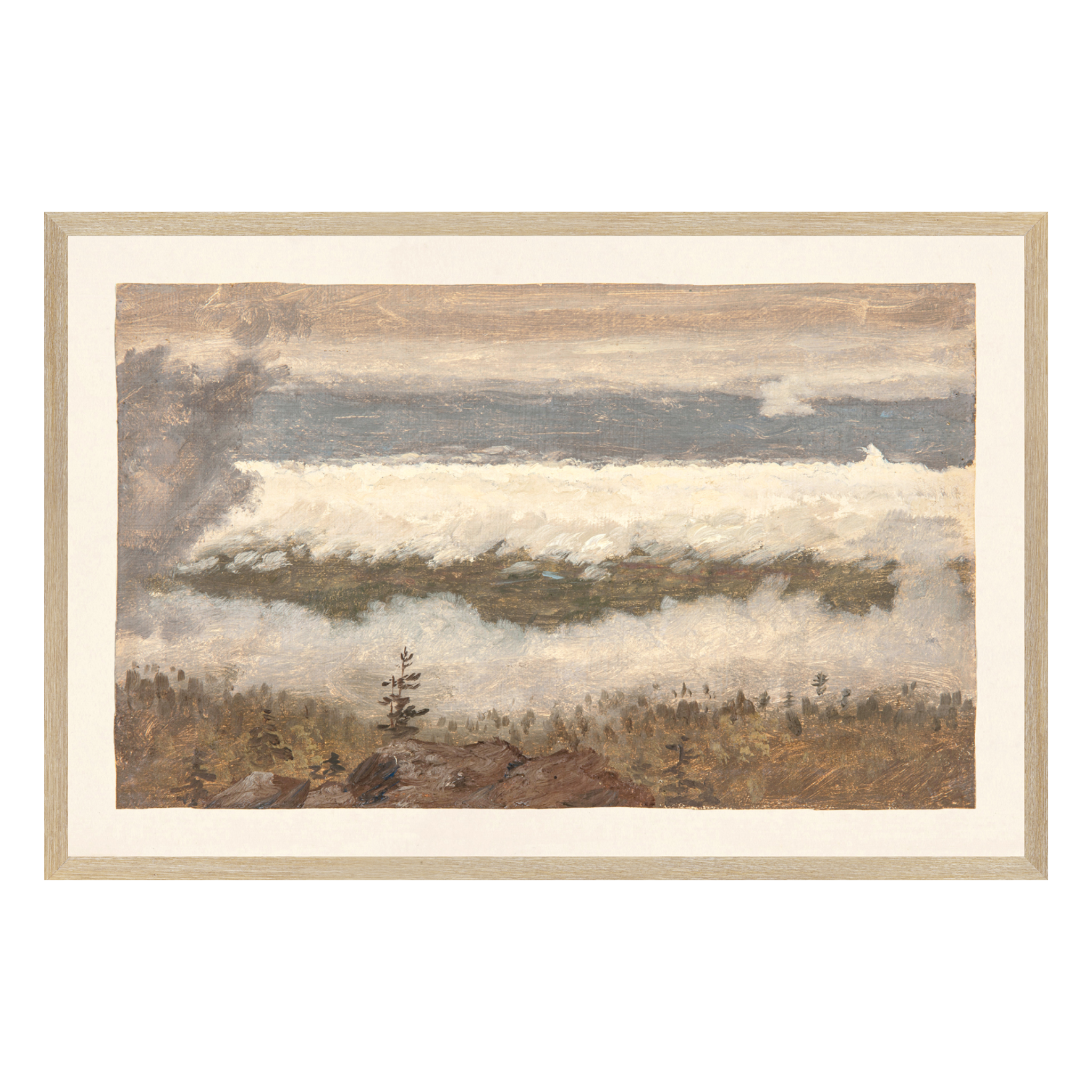 "Morning Fog" Framed Art Print ARTWORK - framed print Celadon Art