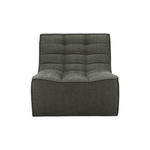 N701 Sofa 1 - a - FURNITURE - sofa Ethnicraft Moss 1 Seater