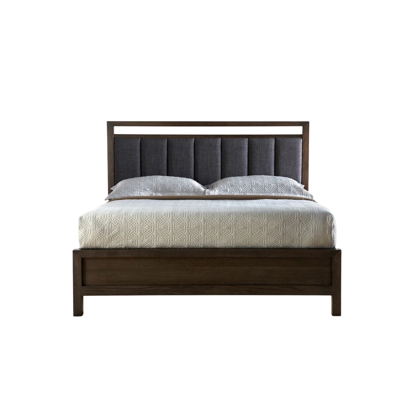 Folke Upholstered Bed - Boxter Taupe 13 - FURNITURE - bed West Bros Furniture