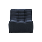N701 Sofa 1 - a - FURNITURE - sofa Ethnicraft Graphite 1 Seater