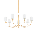 Montpelier Chandelier - Large LIGHTING - chandelier Hudson Valley Lighting Vintage Gold Leaf