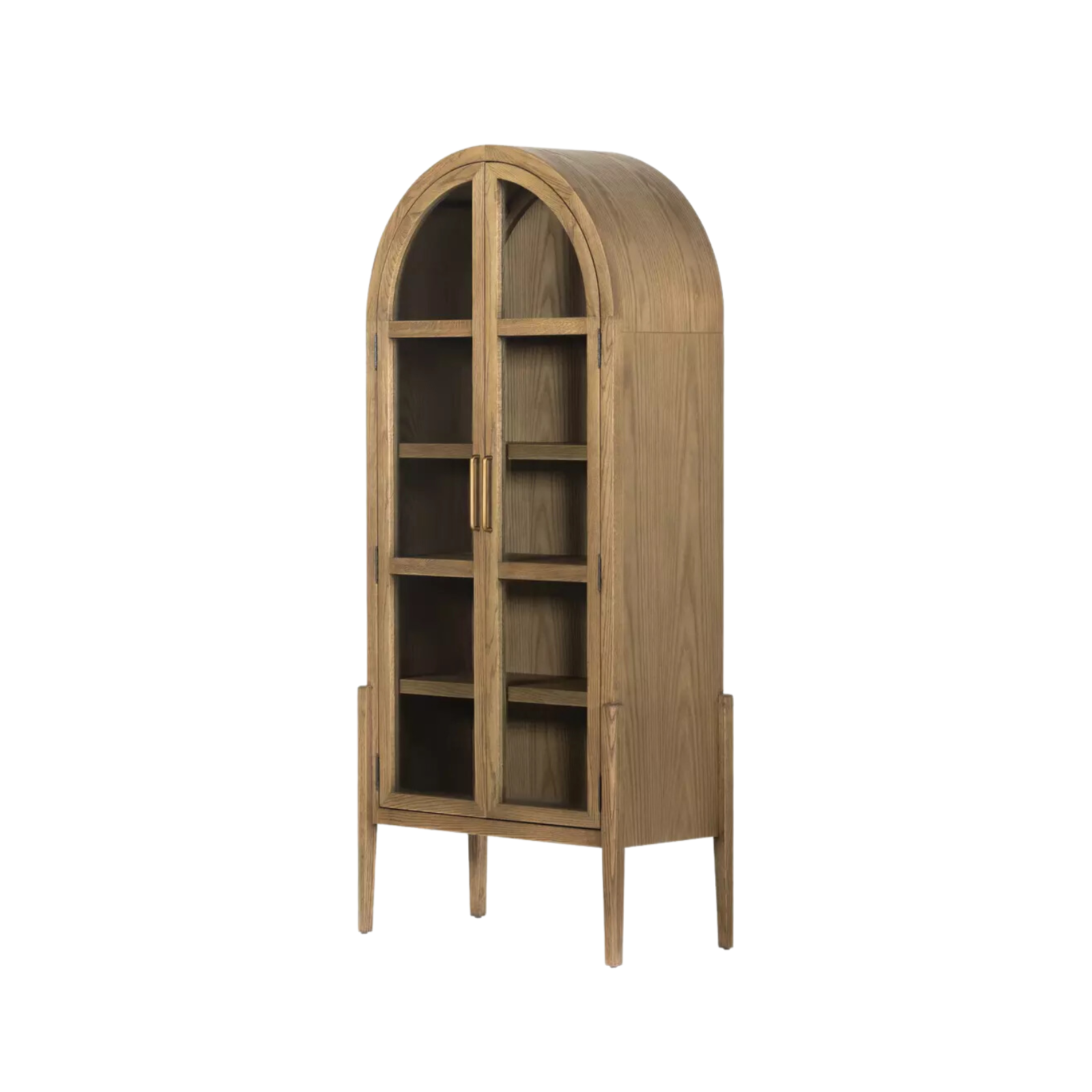 Tulia Cabinet - Solid Oak 7 - FURNITURE - bookcase/cabinet Four Hands