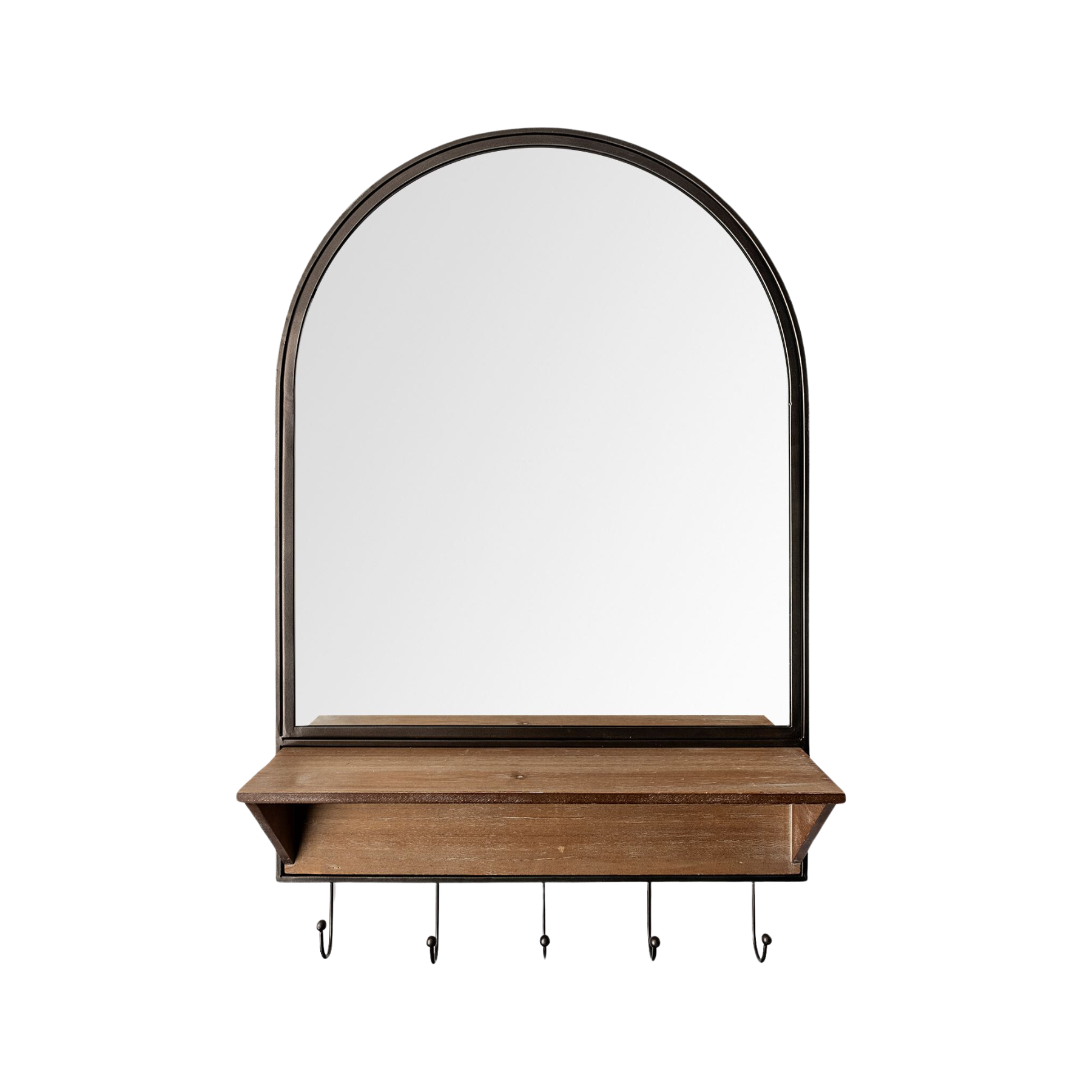Nemia Hook Wall Mirror Wall Mirrors Mercana