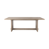 Aidia Dining Table 9 - b - FURNITURE - dining table - rectangle Mercana Light Gray Wood