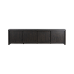 Lysander Media Console 7 - d - FURNITURE - mediastand Four Hands Smoked Black