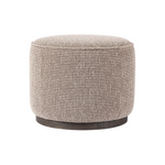 Samson Round Ottoman Ottomans Four Hands Barrow Taupe