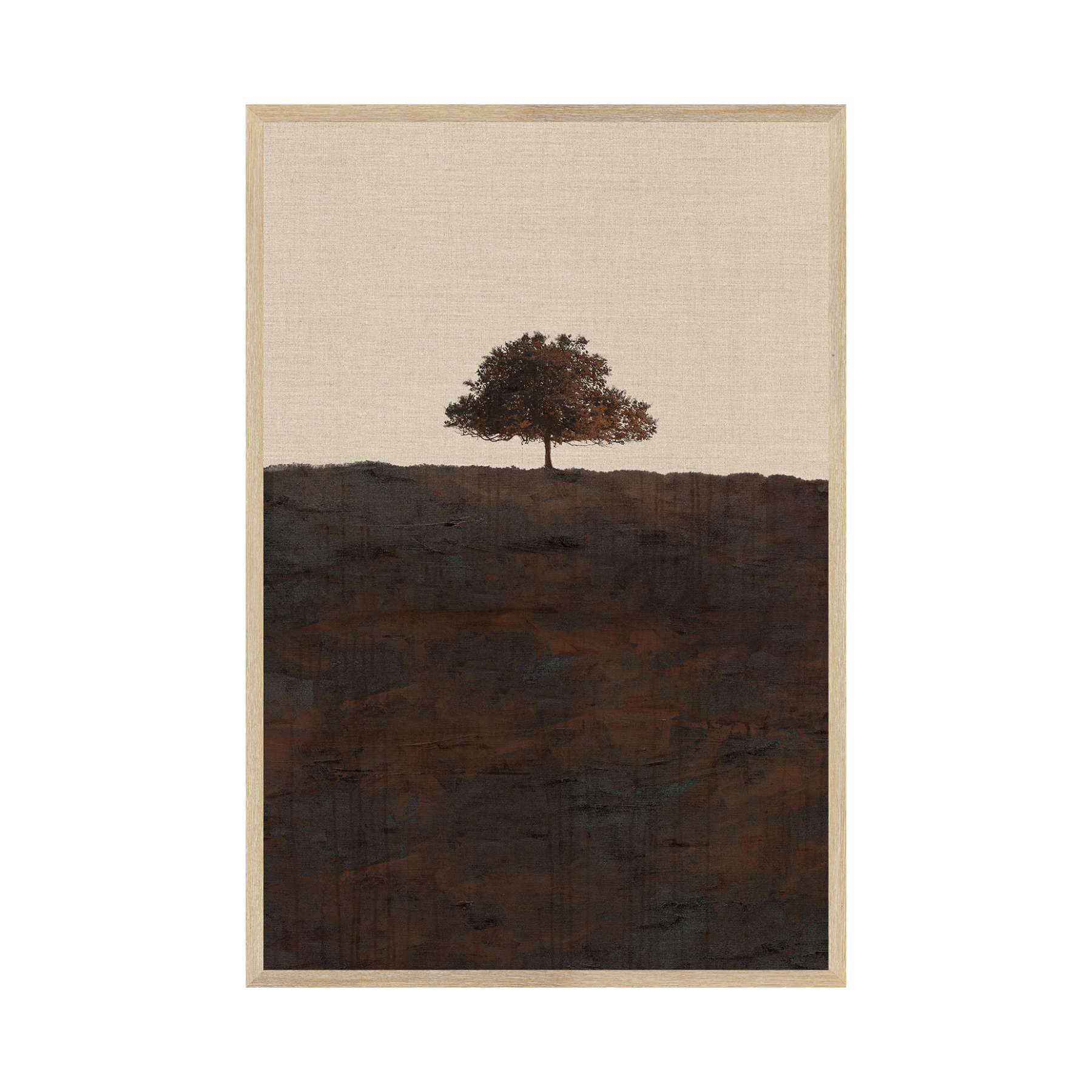 "Chestnut Horizon I" Framed Art Print ARTWORK - framed print Celadon Art