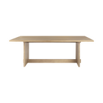 Aidia Dining Table 9 - b - FURNITURE - dining table - rectangle Mercana Light Brown Wood