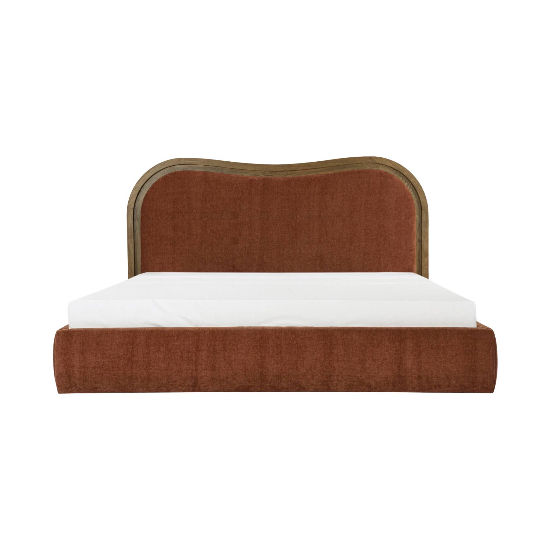 Viella Bed Beds Moe's Furniture Chestnut Queen