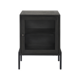 Ariel Side Table 14 - FURNITURE - nightstand Mercana Dark Brown