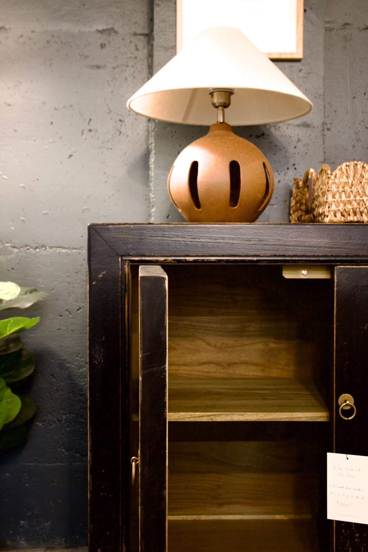 Billie Weathered Black Cabinet 7 - FURNITURE - sideboard/cabinet Hauer Market