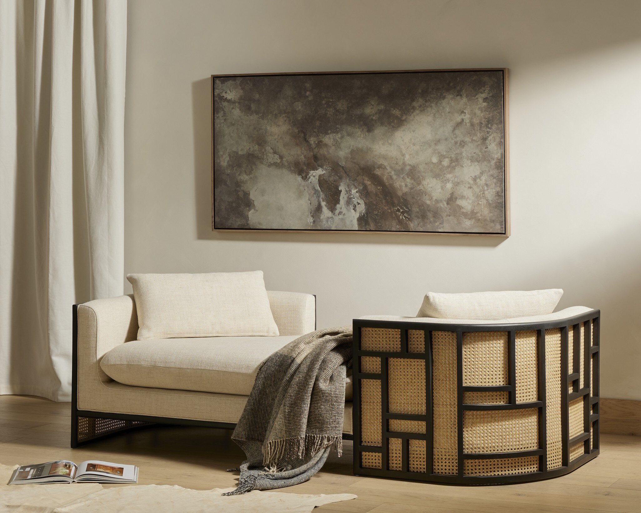 "Penumbra IV" by Matera ARTWORK - framed print Four Hands