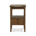 Eamon 2 Drawer Side Table 4 - a - FURNITURE - accent table - wood Bramble