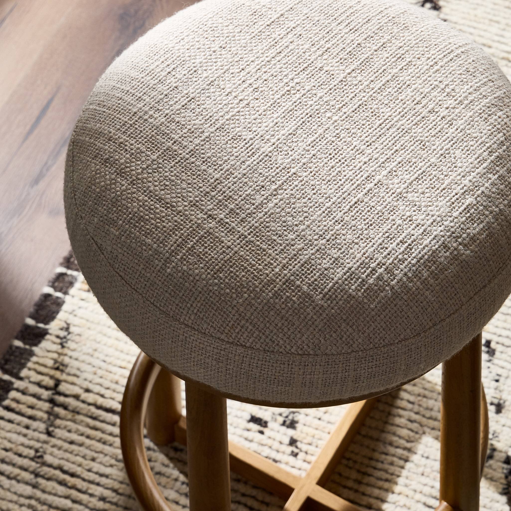 Staria Swivel Stool FURNITURE - bar/counter stool Four Hands
