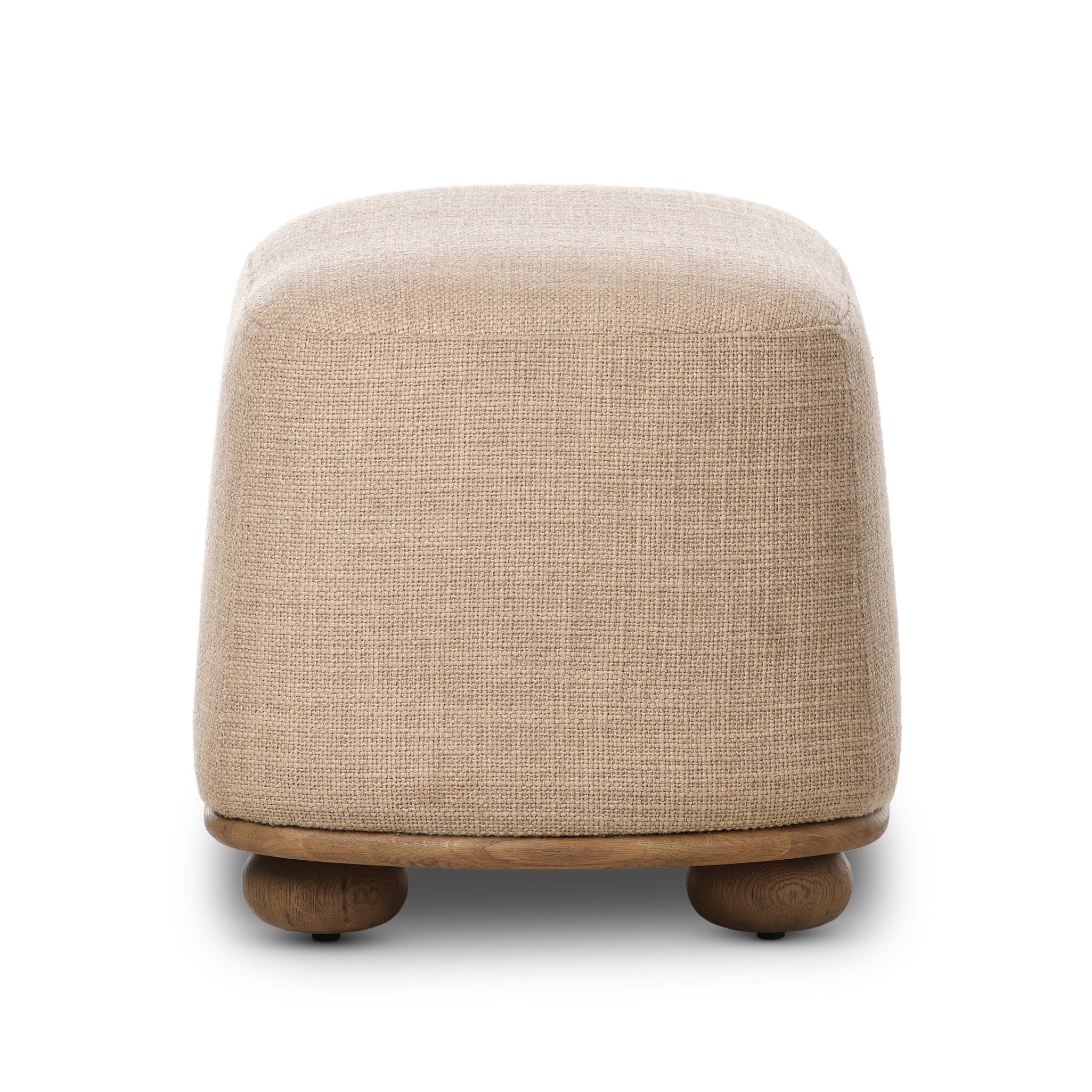 Bilbury Oval Ottoman FURNITURE - ottoman Four Hands