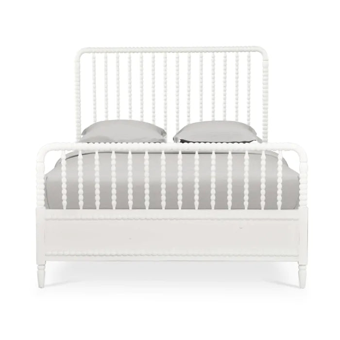 Chloe Bed 13 - FURNITURE - bed Bramble Queen Architectural White