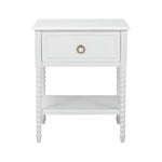 Chloe Nightstand 14 - FURNITURE - nightstand Bramble White