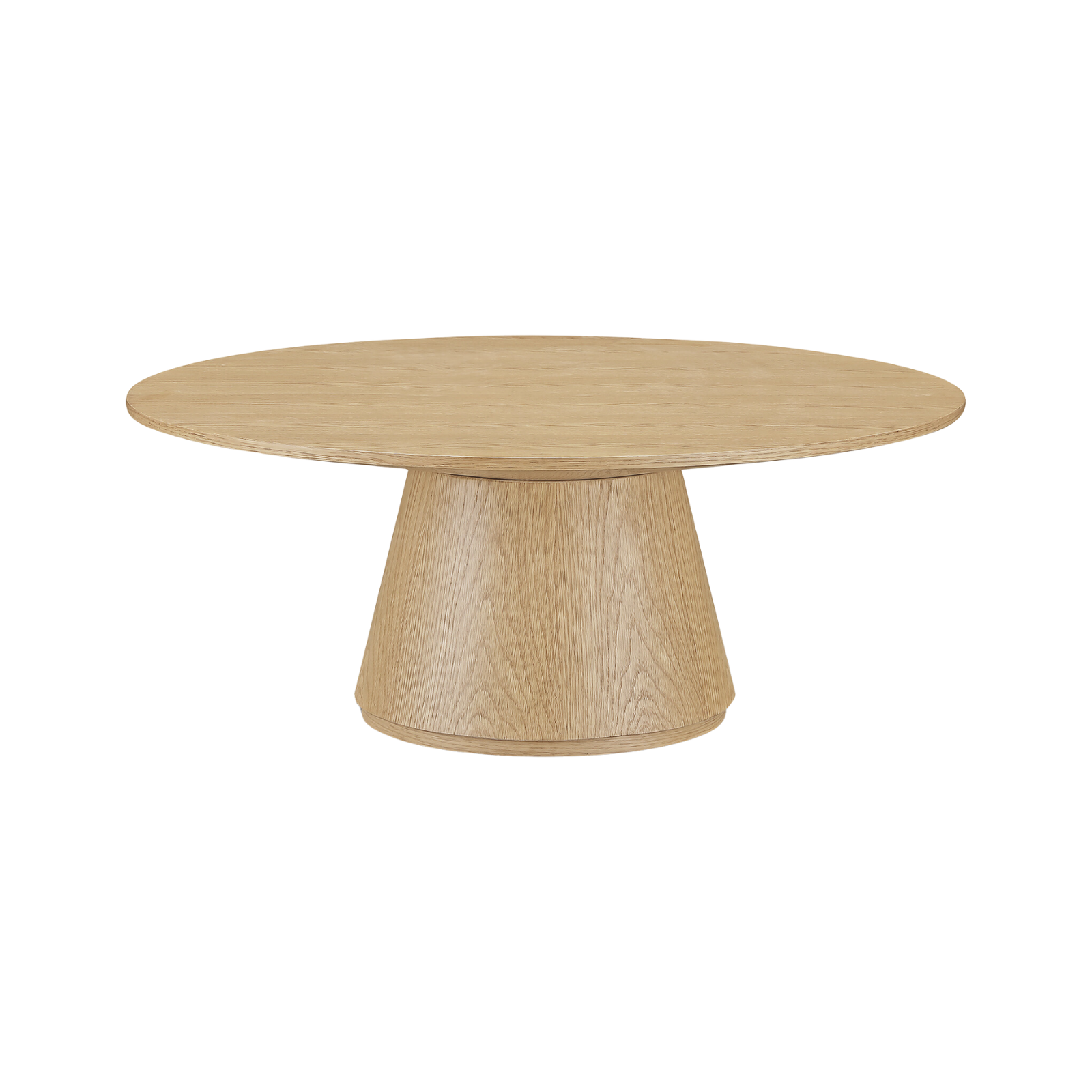 Ortega Coffee Table 4 - b - FURNITURE - coffee table - round Moe's Furniture Oak