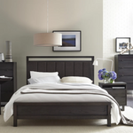 Folke Upholstered Bed - Boxter Taupe 13 - FURNITURE - bed West Bros Furniture