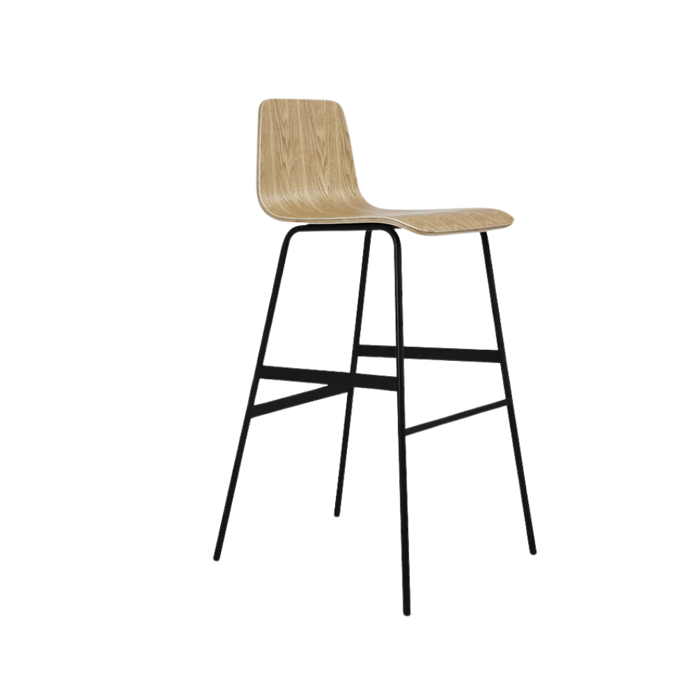 Gus* Modern Lecture Bar Stool Wood 12 - a - FURNITURE - bar/counter stool Gus Natural Ash