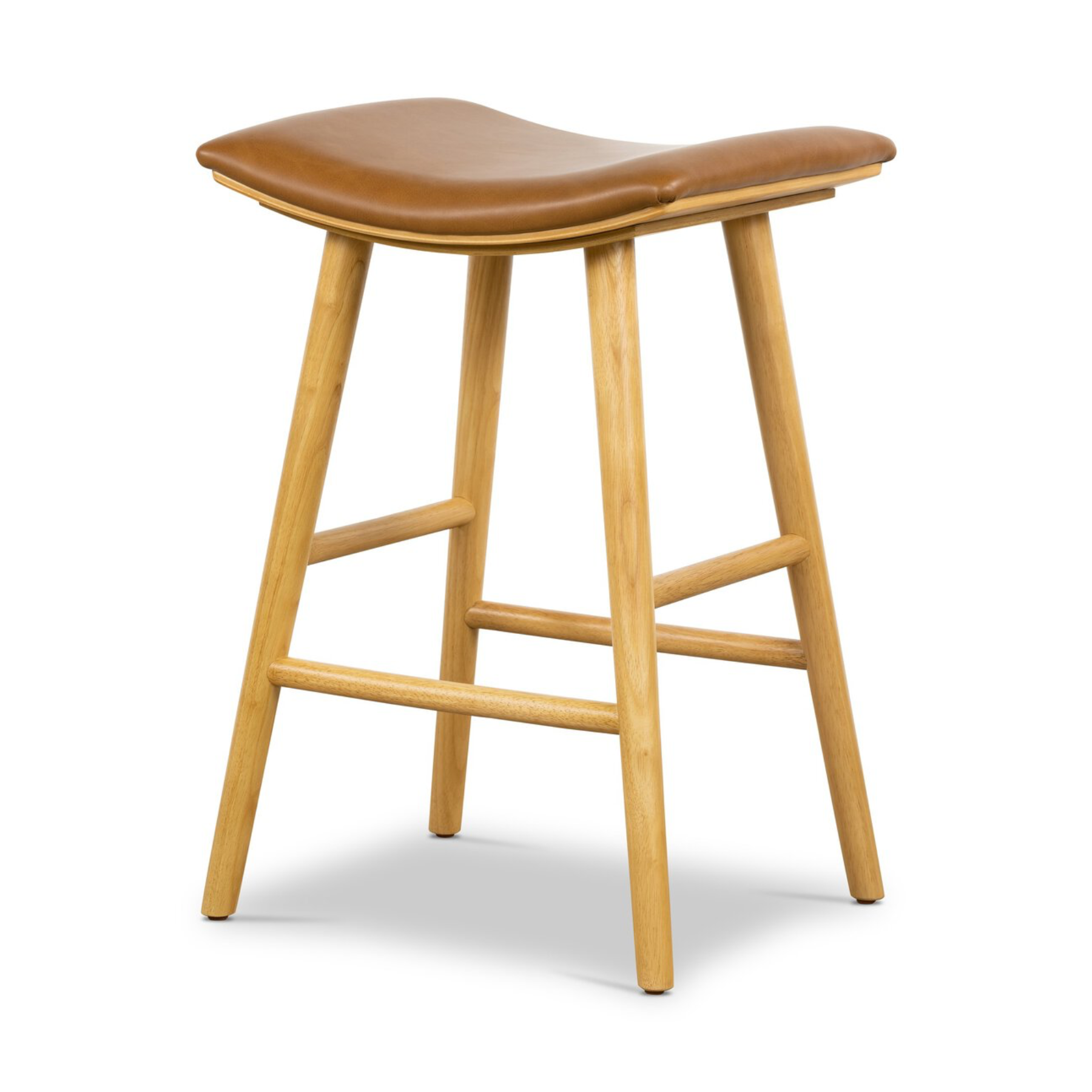 Union Saddle Counter Stool FURNITURE - bar/counter stool Four Hands