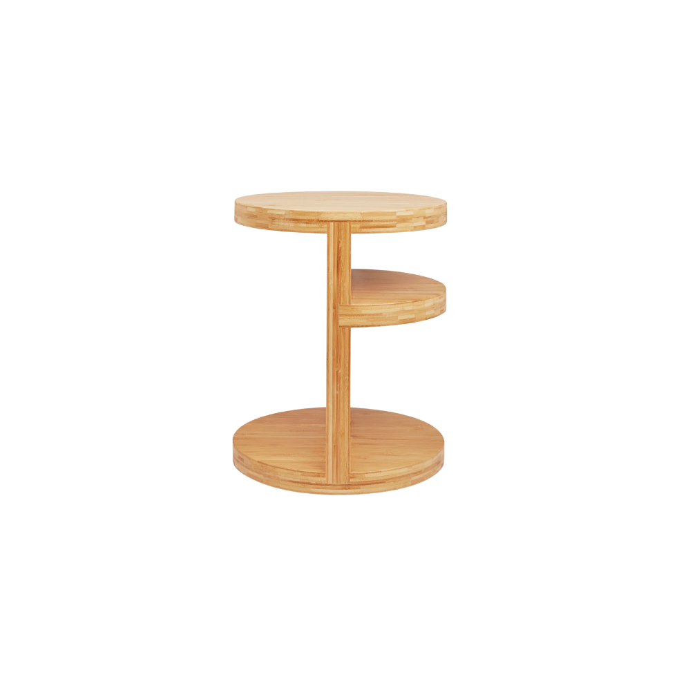 Gus* Monument End Table 5 - a - FURNITURE - accent table - wood Gus