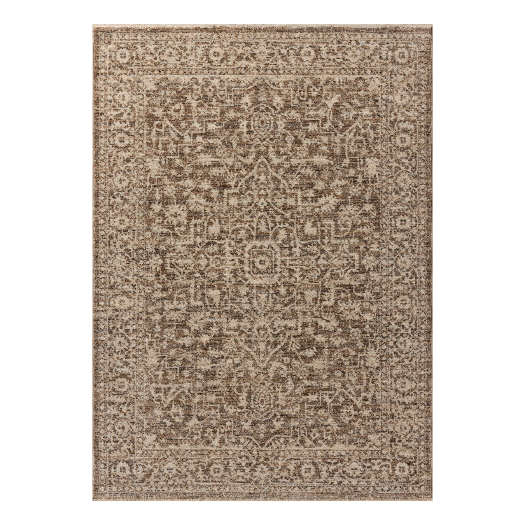 Loloi Newman Dark Taupe / Natural Rug Rugs Loloi