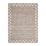 Jude Checkered Border Washable Rug RUGS - washable Surya