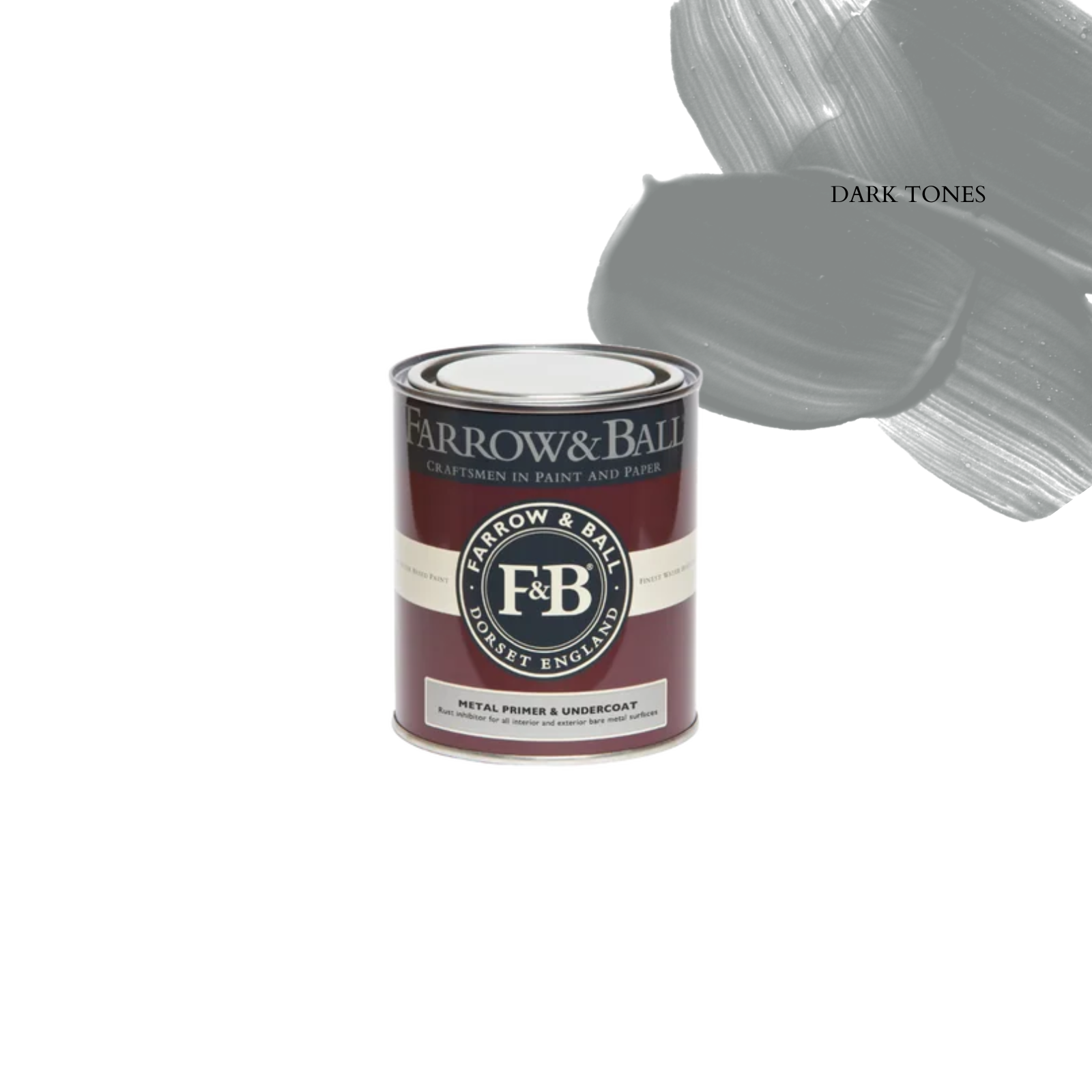 Farrow & Ball Metal Primer & Undercoat - Dark Tones PAINT - Farrow & Ball Farrow & Ball
