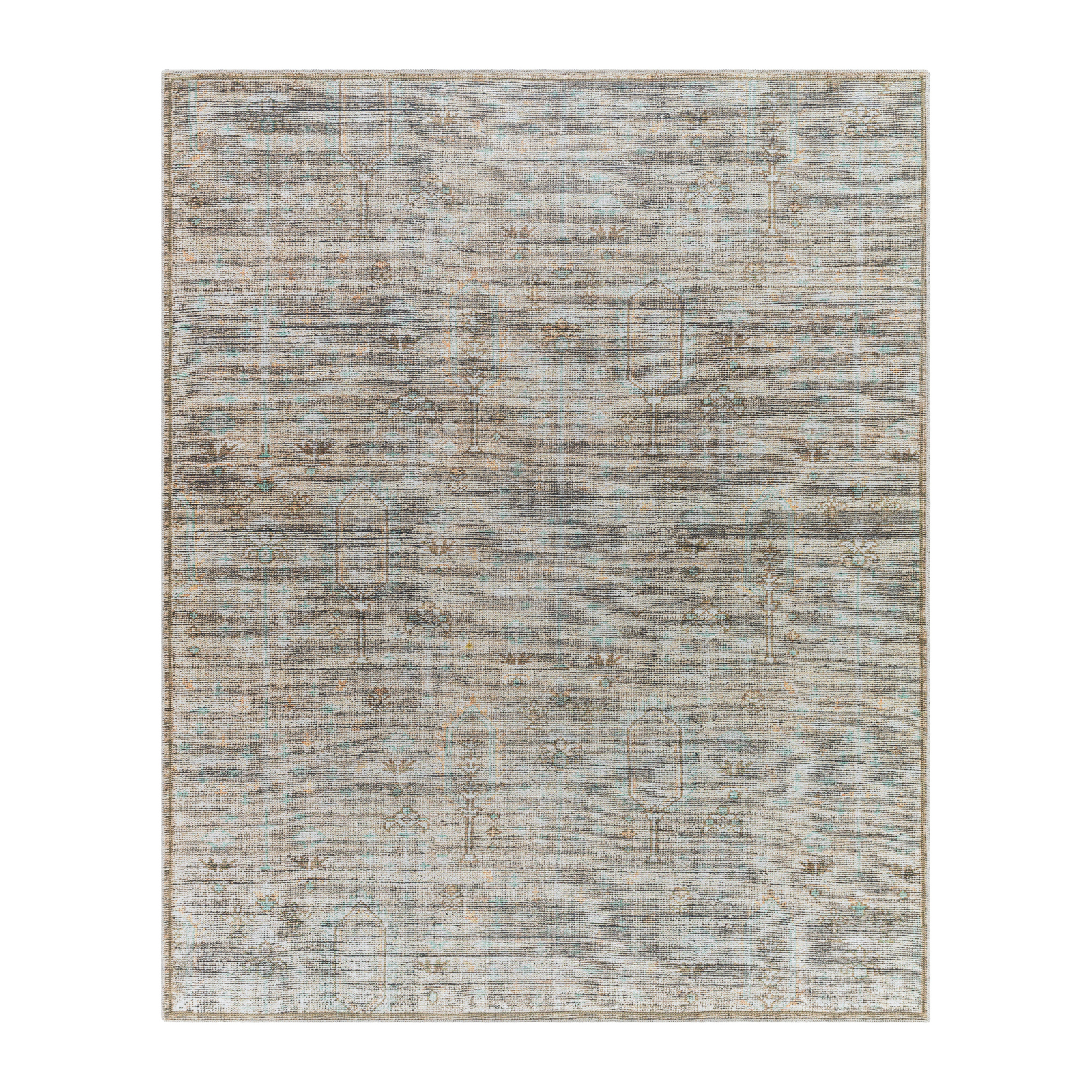 Becki Owens Darling Aqua / Sand Rug 1 - RUGS - patterned Surya