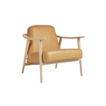 Gus* Modern Baltic Chair FURNITURE - lounge chair Gus Canyon Whiskey Leather Natural Ash
