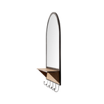 Nemia Hook Wall Mirror Wall Mirrors Mercana