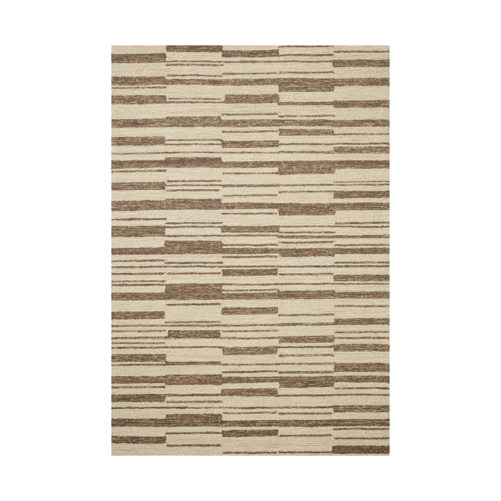 Chris Loves Julia x Loloi Polly Beige / Tobacco Rug 0-RUGS - jute Loloi