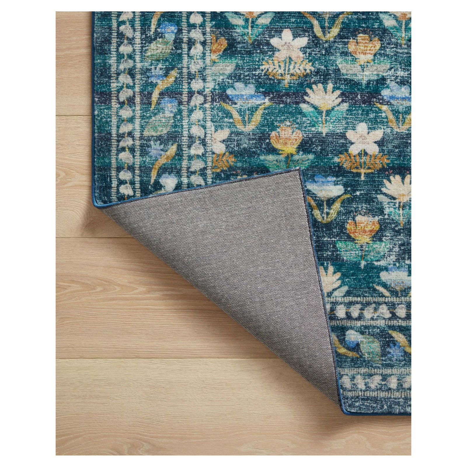 Rifle Paper Co. x Loloi Courtyard Hadley Emerald Rug 3-patterned rugs Loloi