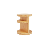 Gus* Monument End Table 5 - a - FURNITURE - accent table - wood Gus
