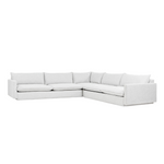 Gus* Modern Sola Bi-Sectional 2 - FURNITURE - sectional Gus Maberly Dove