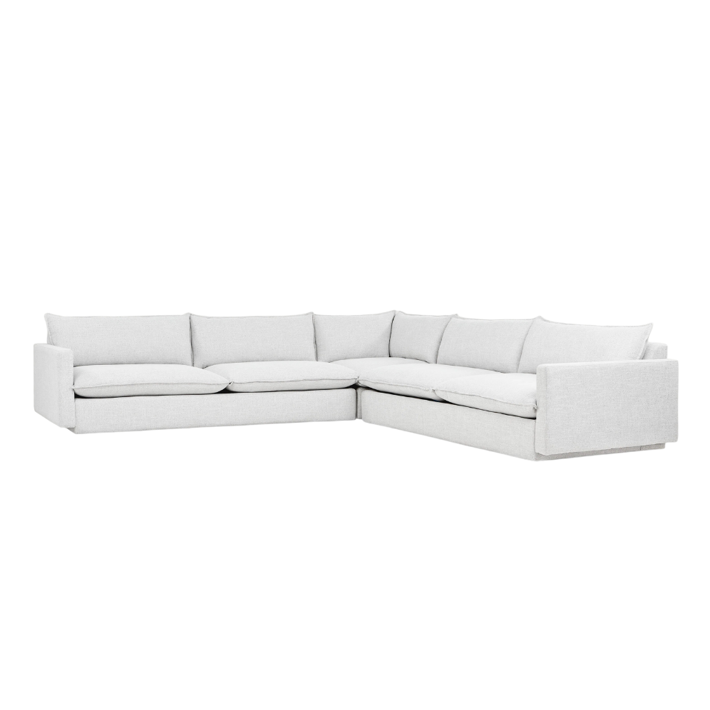 Gus* Modern Sola Bi-Sectional 2 - FURNITURE - sectional Gus Maberly Dove