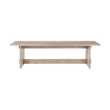 Aidia Bench 11 - FURNITURE - dining bench Mercana Light Gray Wood