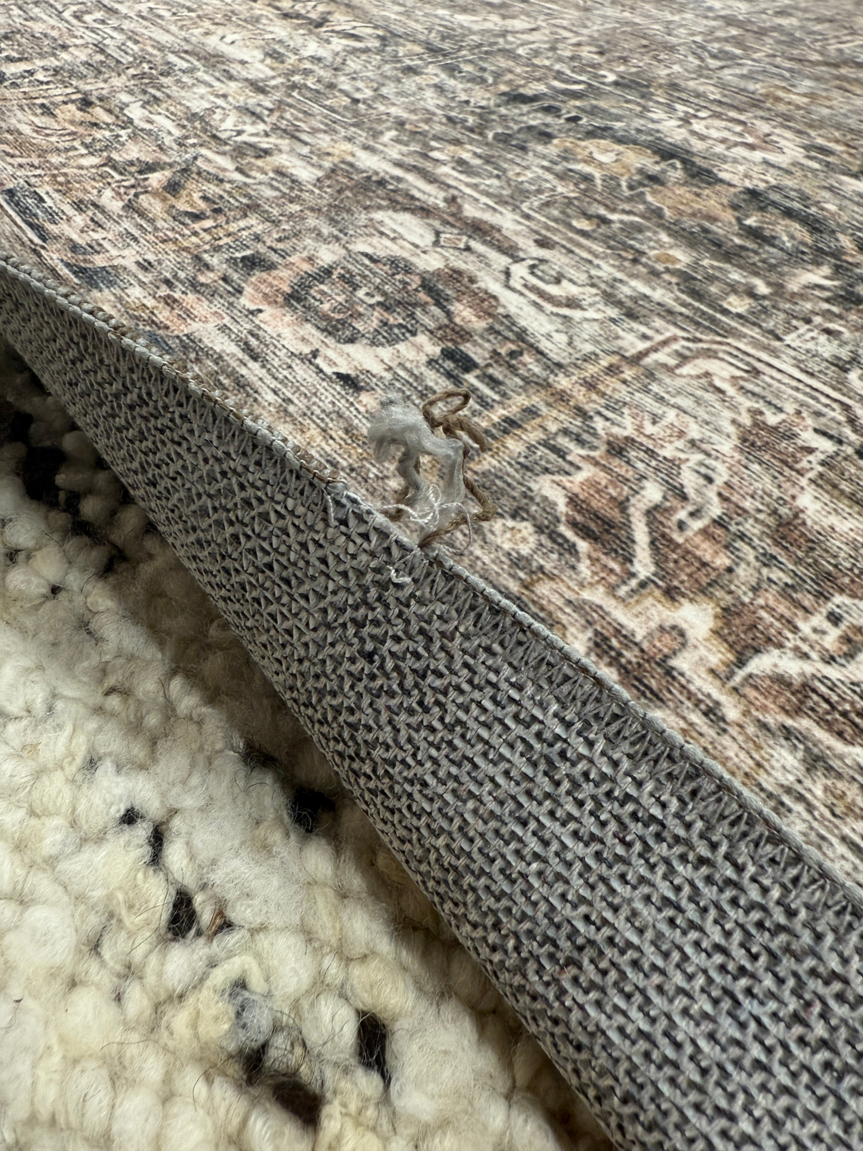 FLOOR MODEL - Amber Lewis x Loloi Josie Dove / Gold - 7'6" x 9'6" RUGS - floor model Loloi