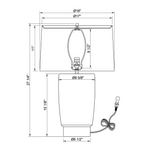 FLOOR MODEL - Dory Table Lamp LIGHTING - floor model Flow Decor